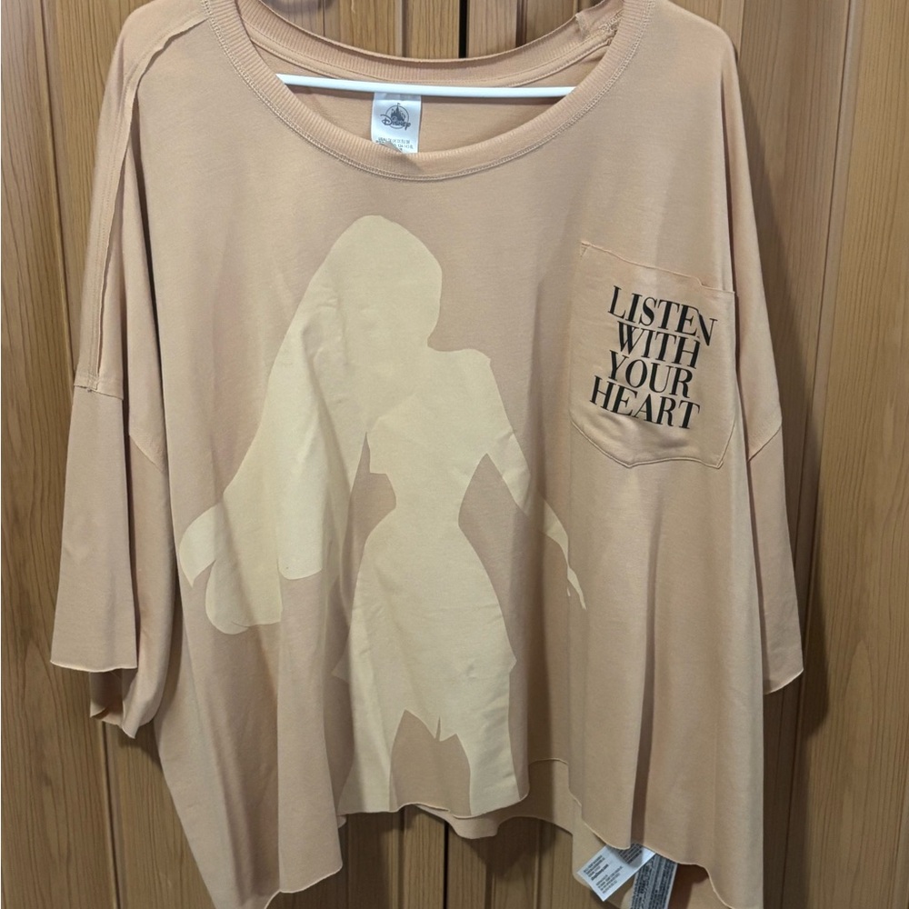 Women's Beige Graphic Top